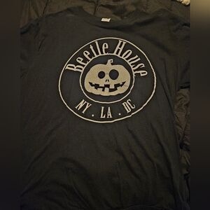 Vintage Gildan Beetle House Black Tshirt  Size XL